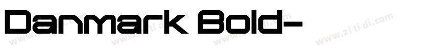 Danmark Bold字体转换